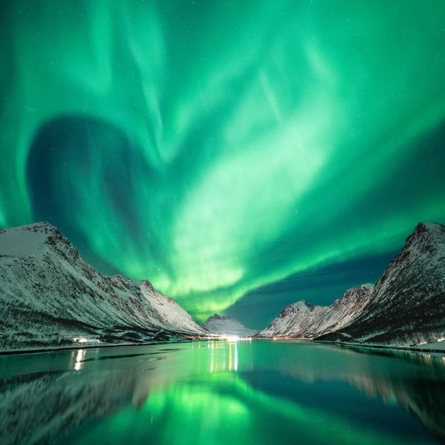 Северното сияние, Снежната Кралица и еленчето Рудолф