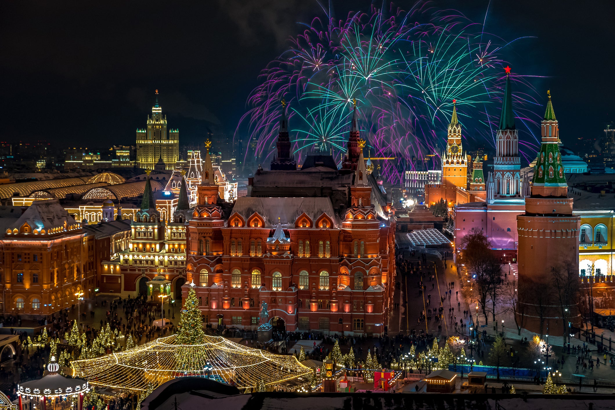 Нова година в Москва